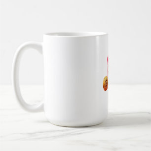 Cute Pink Angry Piggy Bank Holding Gold Bitcoin Co Coffee Mug