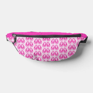 Cute Pink Baby Girl Bunny Feet Easter Cu Patterned Bum Bags