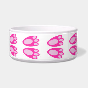 Cute Pink Baby Girl Bunny Feet Easter Patterned