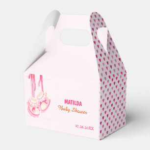 Cute Pink Baby Girl Favour Boxes