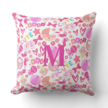 Cute Pink Baby Girl Nursery Pattern personalised