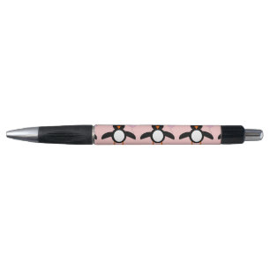 Cute Pink Baby Girl Penguin Pen