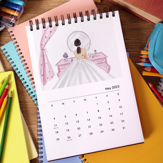 cute pink bridal calendar (Creator Uploaded)