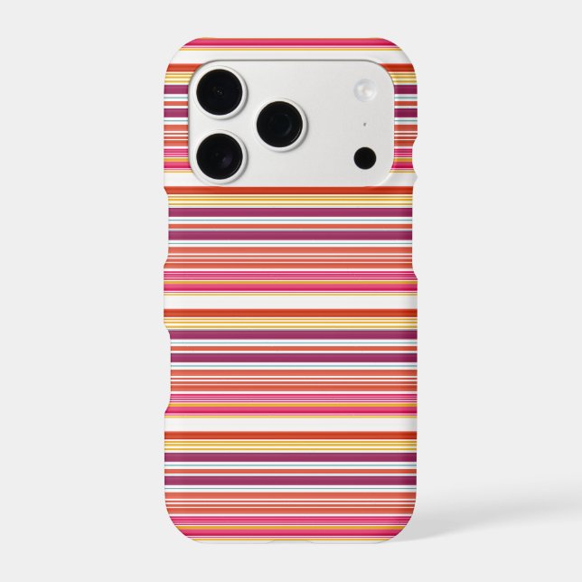 Cute pink brown stripes (Back)