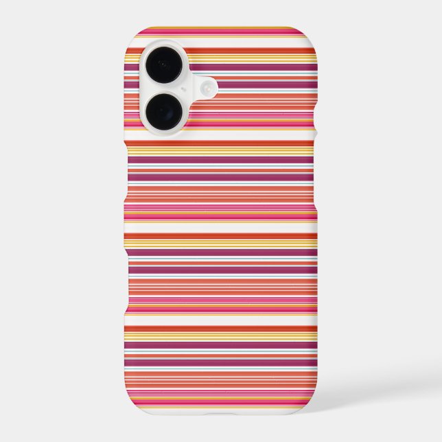 Cute pink brown stripes (Back)