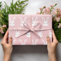 Cute Pink Bunny Kids Easter