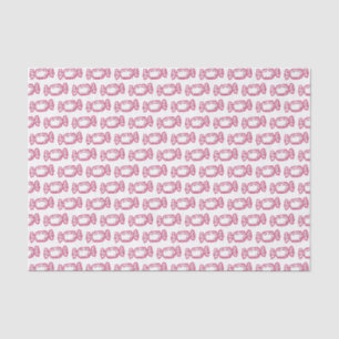 Cute Pink Candy Sweets Pattern Tissue Paper