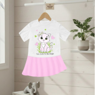 Cute pink cat baby T-Shirt