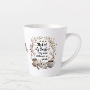 Cute Pink Cat Latte Mug – Sweet & Stylish Cat Mum 