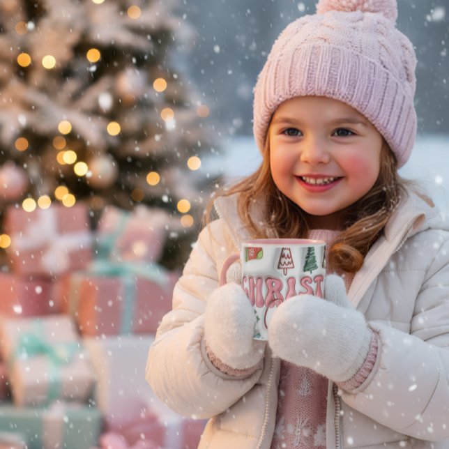 Cute Pink Christmas Cheer Mug (Creator Uploaded)