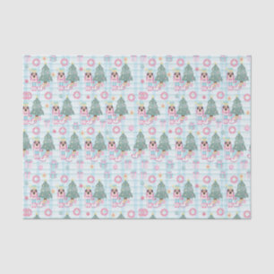 Cute Pink Christmas Nutcracker Ballet Tissue Paper
