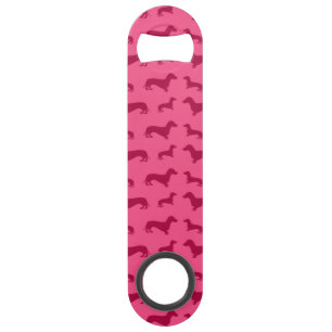 Cute pink dachshund pattern