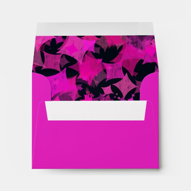 Cute Pink Diamonds Envelope (Back (Bottom))