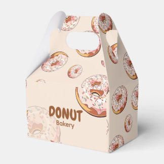 Cute Pink Doughnut Bakery  Favour Box