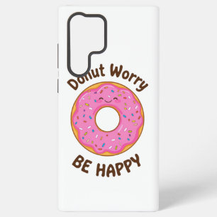 Cute Pink Doughnut with Sprinkles Samsung Galaxy Case