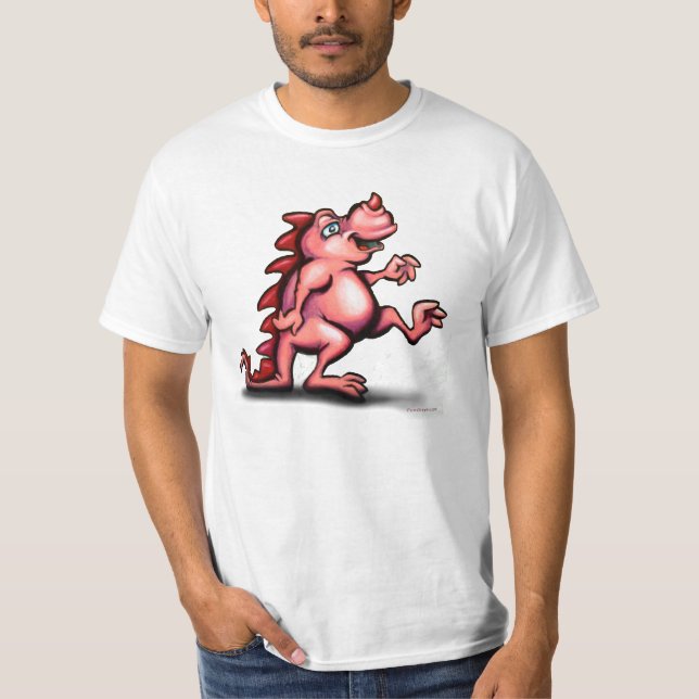 Cute Pink Dragon Tee (Front)