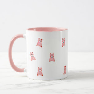 Cute Pink Feminine Coffee Cup