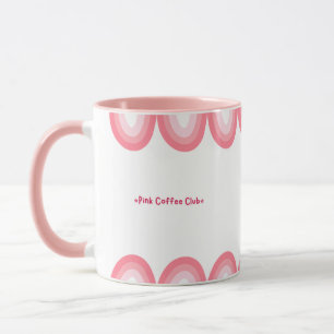 Cute Pink Feminine Coffee Cup
