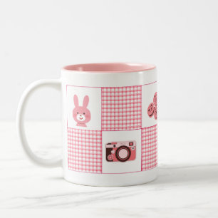 Cute Pink Feminine Coffee Cup