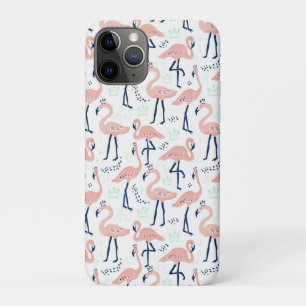 Cute pink flamingo iPhone 11 pro case