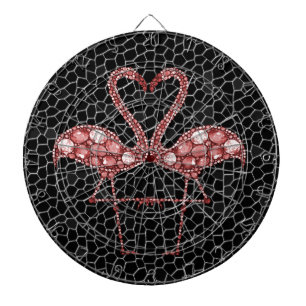 Cute Pink Flamingo Dartboard