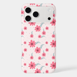 Cute Pink Floral Pattern Daisy Flower Aesthetic