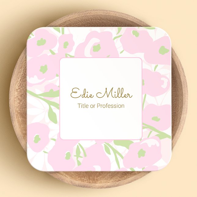  Cute Pink Floral Script   (Creator Uploaded)