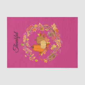 Cute Pink Floral TankfulTissue Paper