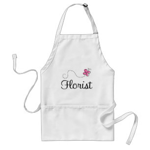 Cute Pink Florist Standard Apron