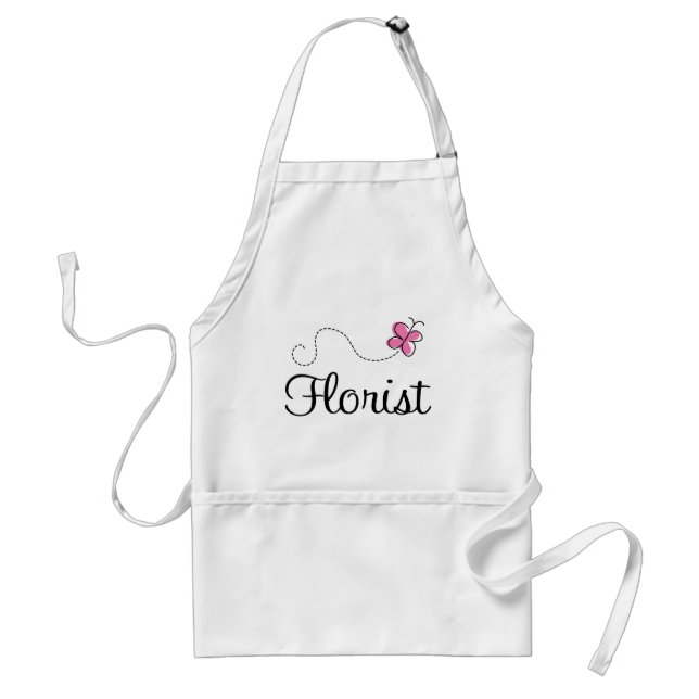 Cute Pink Florist Standard Apron (Front)
