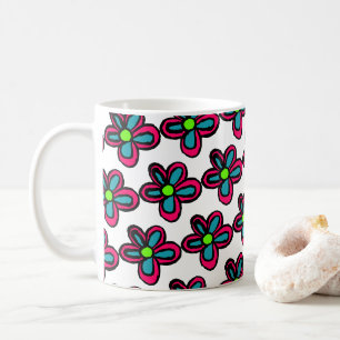 Cute Pink Flower Coffee Mug