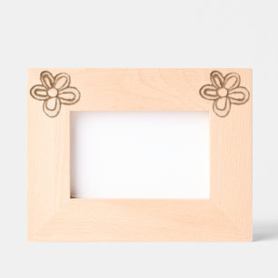 Cute pink flower etched frames