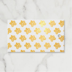 Cute Pink Flower Gift Tags