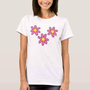 Cute Pink Flowers Women's T-Shirt