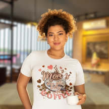 Cute Pink Funny Mum’s Day Gets Better with Coffee