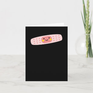 Cute Pink Get Well Soon Sticker Card