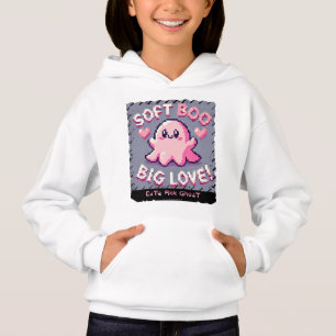 Cute Pink Ghost: Sweet and Spooky (girl hooded) 