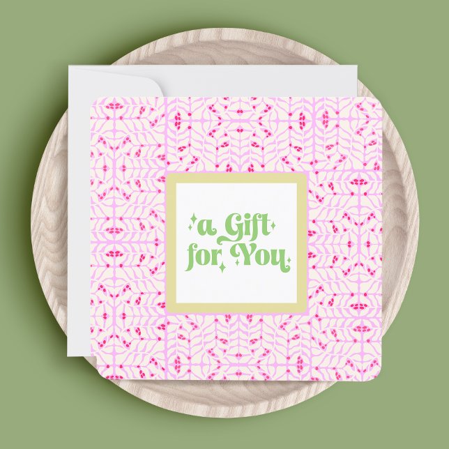 Cute Pink Gift Certificate (Creator Uploaded)