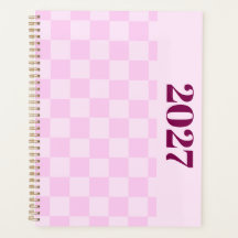 Cute Pink Gingham 2027 Weekly Planner