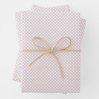 Cute pink gingham simple classic checks baby