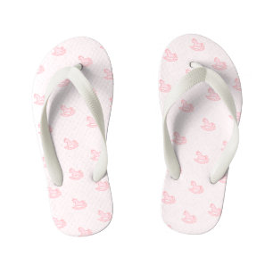  Cute Pink Girl Rocking Horse Kid's Thongs