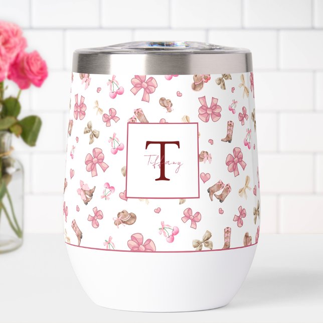 Cute Pink Girly Cowgirl Boots Hats and Bows (Creator Uploaded)