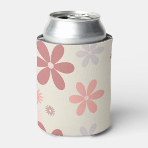 cute pink girly glitter girl can cooler