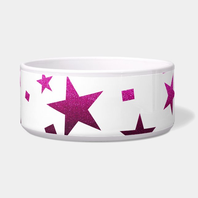 Cute Pink Glitter Star Pattern Animal Dog Cat Pet (Front)