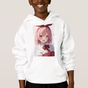 Cute Pink-Haired Anime Girl Illustration