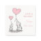 Cute Pink Heart Balloons Girl Elephant Baby Shower