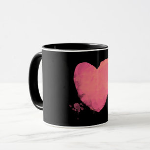 Cute Pink Heart Mug