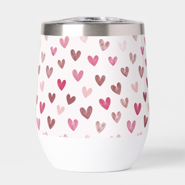 Cute Pink Heart Pattern – Romantic &Stylish Design (Front)