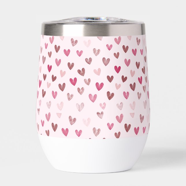 Cute Pink Heart Pattern – Romantic &Stylish Design (Front)