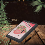 Cute Pink Heart Pink Roses Trifold Wallet<br><div class="desc">Lovely Trifold Wallet with Roses that you can gift to your girlfriend, wife, or a friend. It features a pink heart with beautiful pink flowers along with some pink ornamental lines. You can customise it with your name. This wallet is perfect for girls who love pink and roses. If you...</div>